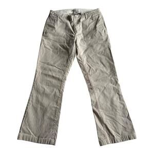 Womens Pants Size 10 Chino Khaki Work Wear Scandinavian Structured Minimalist